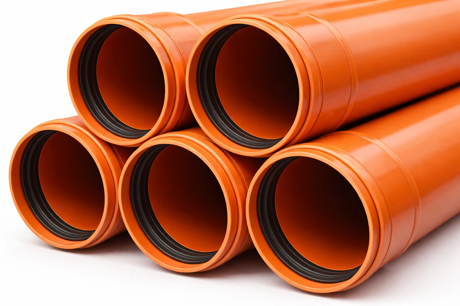 KG/HT kanalizační potrubí s límcem - pohled zespoda